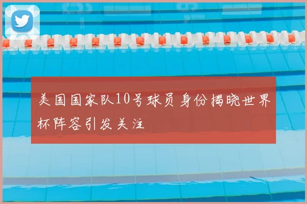 美国国家队10号球员身份揭晓世界杯阵容引发关注